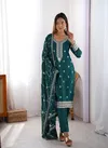 Sp 03 Chinon Silk Thred With Sequnce Work Top Bottom With Dupatta Best Wholesale Shop In Surat